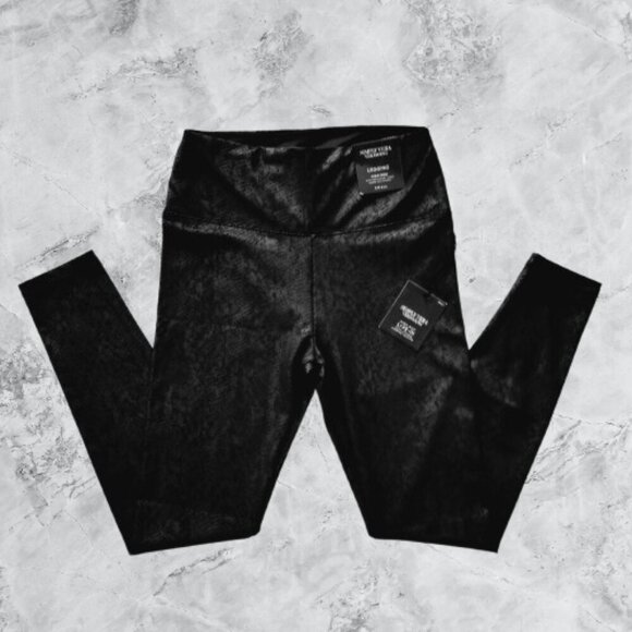 VERA WANG Simply Vera High Rise Live-In Faux Leather Shaping Leggings - Picture 4 of 10